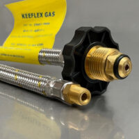 KEEFLEX 33 SERIES Stainless Steel Braided Gas Hose 330821