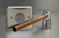 KEEFLEX Wall Socket Kit with 1/2 copper tube 160mm